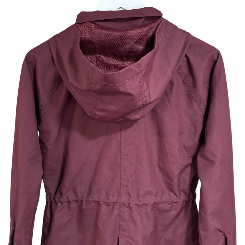O’Neill Gayle Burgundy Windbreaker Hooded Zip Up Spring Jacket Women's Size XS - Picture 11 of 15